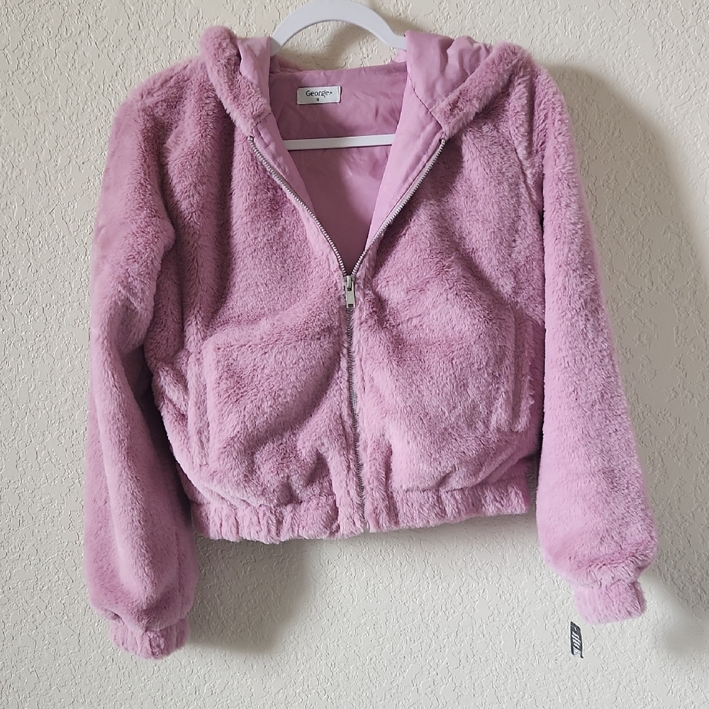 ***George Soft Pink Fleece Jacket